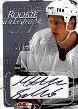 2003-04 BAP Ultimate Memorabilia Auto #105 Matthew Spiller