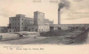 J83/ Owosso Michigan Postcard c1910 Sugar Company Factory 429 - Picture 1 of 4