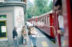 Rhatische Bahn Carriage Rhb Chur Station Switzerland 1994 Ori Slide And Copyri