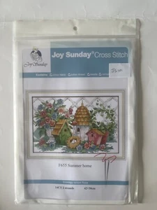 Kit punto de cruz Joy Sunday - Casa de verano F655 - Imagen 1 de 3