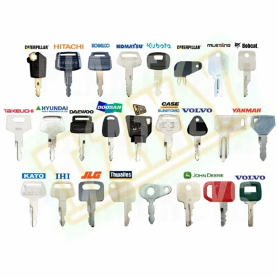 25 Key Machinery Excavator Master Set for Caterpillar Kobelco Komatsu Hitachi - Image 1 of 4