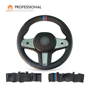 Funda de volante de cuero auténtico MEWANT Custom para BMW G20 G21 F40 F44 G22 G26 G30 G31 - Imagen 1 de 13