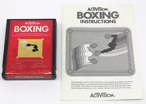 Boxing (Atari 2600, 1980) By Activision (Cartridge & Manual) NTSC - Picture 1 of 10