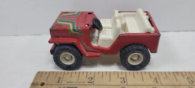 Jeep Buddy L rojo blanco 4x4 acero prensado raro de colección Foto 1 de 4
