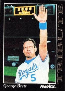 1993 Pinnacle Tribute George Brett Kansas City Royals #5
