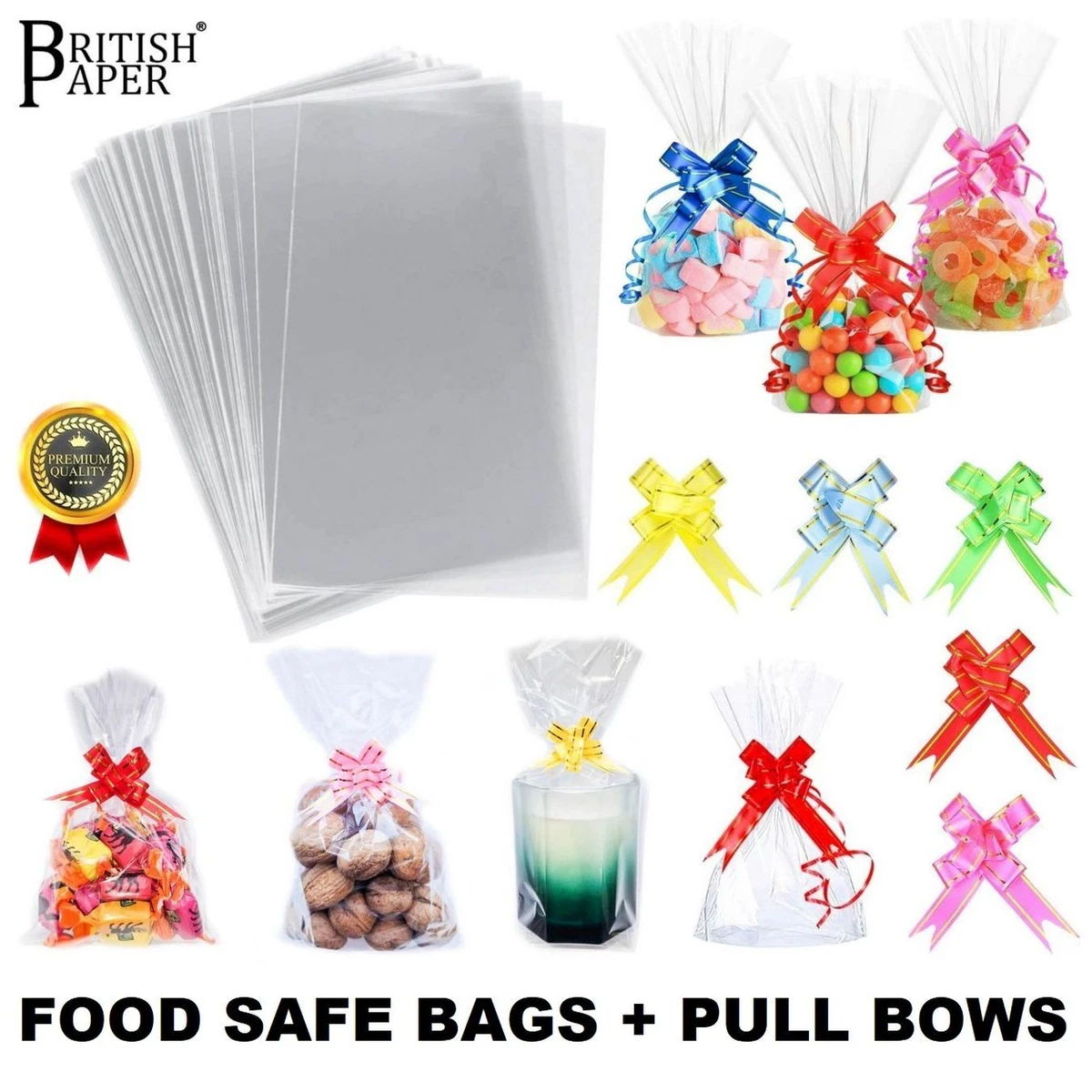Jumbo Geschenktüte Aus Plastik – Süßigkeiten-Party Design, 111,8 X 91,4 Cm, Für übergroße Geschenke