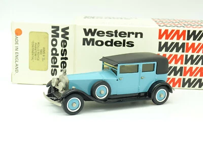 Western Models 1/43 - Rolls Royce Phantom II Blue Continental 1933 - Image 1 of 2