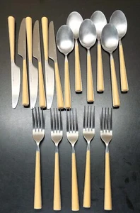 GERMANY Flat Ware Silverware Knives Spoons Forks S/S Kuche - Picture 1 of 6