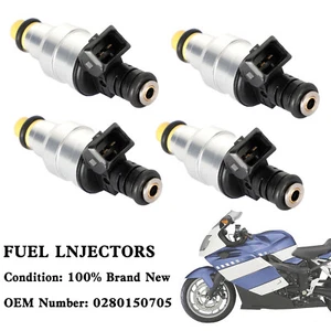 4PCS Motorrad-Einspritzdüse 0280150705 für BMW K1 K100 K1100 K1200 RS LT GT F2 - Picture 1 of 9