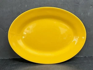 Bauer Plain Ware Vintage Oval Platter California Pottery - Picture 1 of 2
