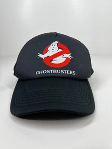 Ghostbusters Black Cap Hat Trucker black adjustable one size fits most - Picture 1 of 12