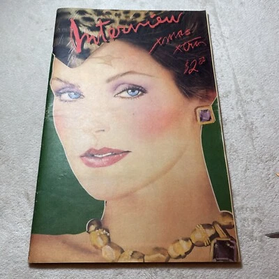 1979 Interview Magazine Priscilla Presley Sakai Lama Andy Warhol RARE Zolimen - Image 1 of 4