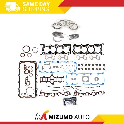 Juego completo de juntas rodamientos anillos aptos para 97-99 Fod E150 E250 E350 F150 F250 5,4 L Foto 1 de 4