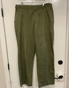 Vtg Boy Scouts Of America Pants Olive Green 36x32 - Picture 1 of 3