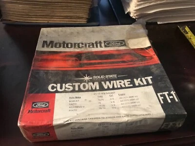 NOS 1975 1976 FORD MUSTANG II PINTO CAPRI 6 CILINDROS CONJUNTO DE FIOS DE VELA DE IGNIÇÃO CONCOURS - Imagem 1 de 4