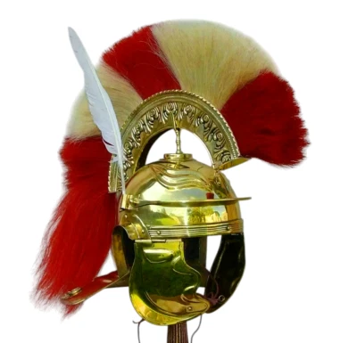 Casco Centurión Romano Casco Medieval Premium Coleccionable y Portátil para Adultos Foto 1 de 4
