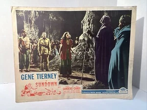 1948 SUNDOWN: 11x14 Lobby Card #8, Gene Tierney, George Sanders, Cabot - Picture 1 of 9
