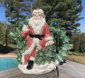 Vintage 1990er Fitz and Floyd OCI OMNIBUS Keramik Santa Russian Wilderness Bear - Bild 1 von 5