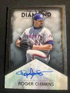 2023 Topps Diamond Icons Roger Clemens sulla carta Auto #1/25 Toronto Blue Jays - Foto 1 di 6
