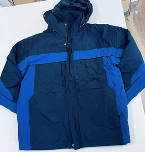 Men’s winter coat CHEROKEE size LARGE 2 Jackets in one (fs69) - Picture 1 of 10
