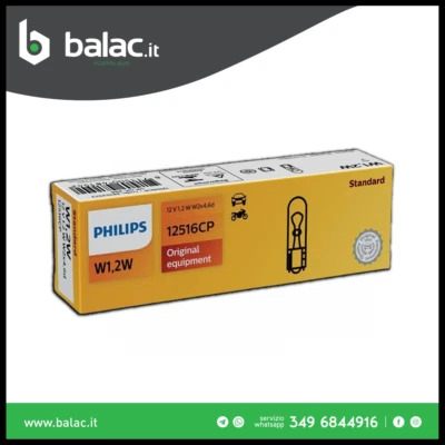 Philips 12516CP W1.2W Wedgeb 10pcs - Immagine 1 di 3