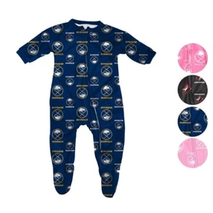 NHL "All Over Print" Full Zip Raglan Coverall Collection Infant (3-9 Months) - Picture 1 of 5