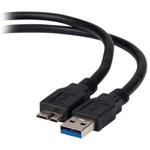 USB 3.0 A Male to Micro B Male 28/24 AWG Charge & Sync Cable 3 ft. - Picture 1 of 1