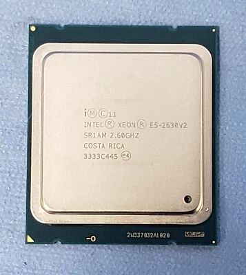 Intel Xeon E5-2630v2 @ 2.6GHz 6 Core 7.2GT/s 15MB Processor - SR1AM - Image 1 of 3
