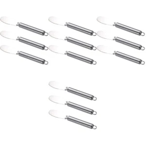 4 Count Buttermesser Aus Edelstahl Butterrad Butterwickler Käsemesser - Bild 1 von 12