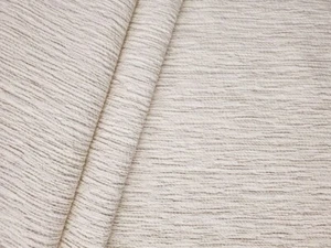 Drapery Upholstery Fabric Luxurious Cotton & Linen Damask in Bone Flax - Picture 1 of 1