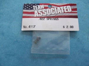 VINTAGE TEAM ASSOCIATED 4117 SHOCK SPRINGS .022 RC10L RC12L ASC4117 NIP - Picture 1 of 3