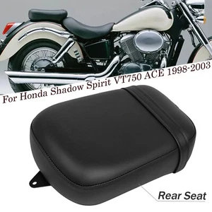 Motorcycle Rear Passenger Seat Pad For Honda Shadow Spirit VT750 ACE VT750C - Picture 1 of 16
