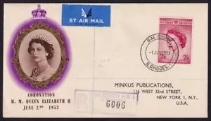 Southern Rhodesia, 1953 Coronation Illustrated FDC. 'BPA' Cachet 'SALISBURY' CDS - Picture 1 of 2