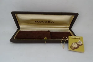 Movado Watch Box, Vintage 1950's - Picture 1 of 11
