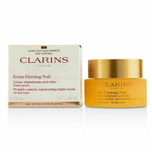 【未開封】CLARINS Extra-Firming Nuit 50ml Clarins Extra-firming Nuit Wrinkle Control Regenerating Night