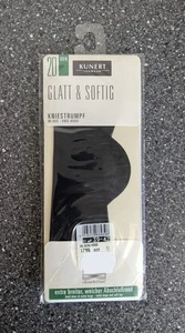 Kunert Damen Kniestrümpfe Feinkniestrümpfe 20 DEN Größe 39-42 schwarz NEU - Bild 1 von 2