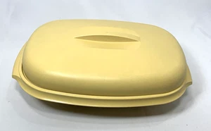 Juego de vaporera microondas Tupperware 3 piezas cosecha oro vintage - Imagen 1 de 10