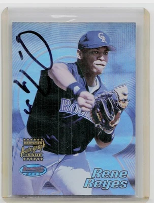 2002 Bowman's Best Rene Reyes AU RC #116 Rockies - Image 1 of 2