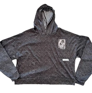 Hurley Lounge Hoodie Sweatshirt Stretch Pullover Women’s Size XL Gray - Picture 1 of 7