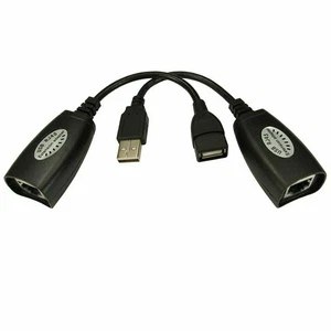 USB Over LAN Long Distance Extender Booster Cable Ethernet upto 150ft [006821] - Picture 1 of 5