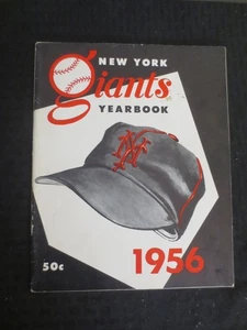 1956 New York Giants Yearbook Willie Mays - Picture 1 of 2