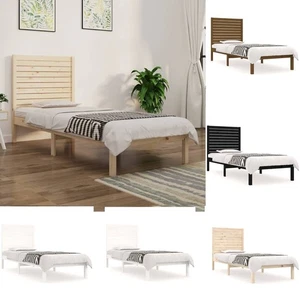 Massivholzbett Bettgestell Doppelbett Holzbett Bett mehrere Auswahl vidaXL - Bild 1 von 23