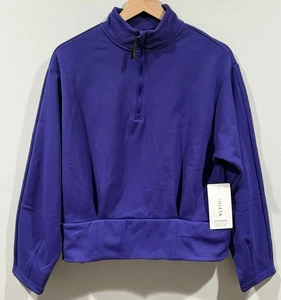 NWT Athleta Women’s Altitude Polartec Half-Zip Sweatshirt Size Medium - Picture 1 of 14