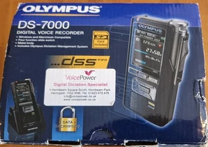 OLYMPUS DS-7000 Digital Voice Recorder Profi Diktiergerät - Schwarz. VERPACKT - Bild 1 von 9