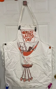 Vintage World's Laziest Koch Schürze 36 x 26" - Bild 1 von 3