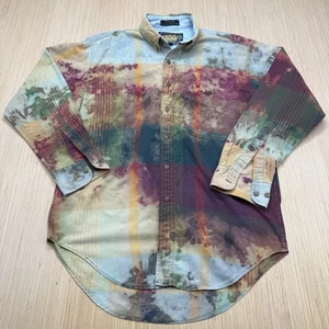 Vintage 90’s Ralph Lauren Chaps Flannel Shirt USA - Rare! - Mens Medium - Picture 1 of 7