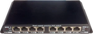 PoE Texas POES-8-7 | 8-Port Passiver PoE Switch für 802.3af oder 24 Volt Power Over - Bild 1 von 4