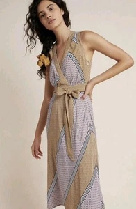 Maeve By anthropologie Sleeveless Dress With Belt Size 16w - Picture 1 of 10
