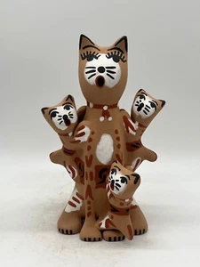 Indianer Jemez Keramik Katze Figur Bonnie Fragua - Bild 1 von 5