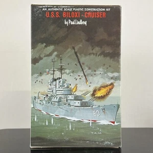 Lindberg USA 1 inch = 89.3 feet U.S.S. Biloxi Cruiser ship BOXED SEALED - Picture 1 of 4